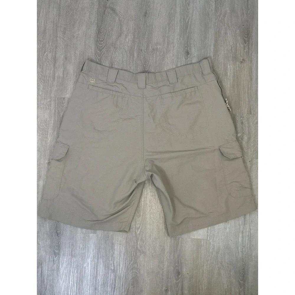 Wrangler Mens Size 40 Tan Outdoor‎ Nylon Cargo Shorts Quick Dry Hiking Utility